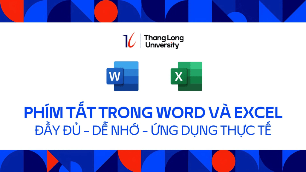 Phím tắt trong Word và Excel