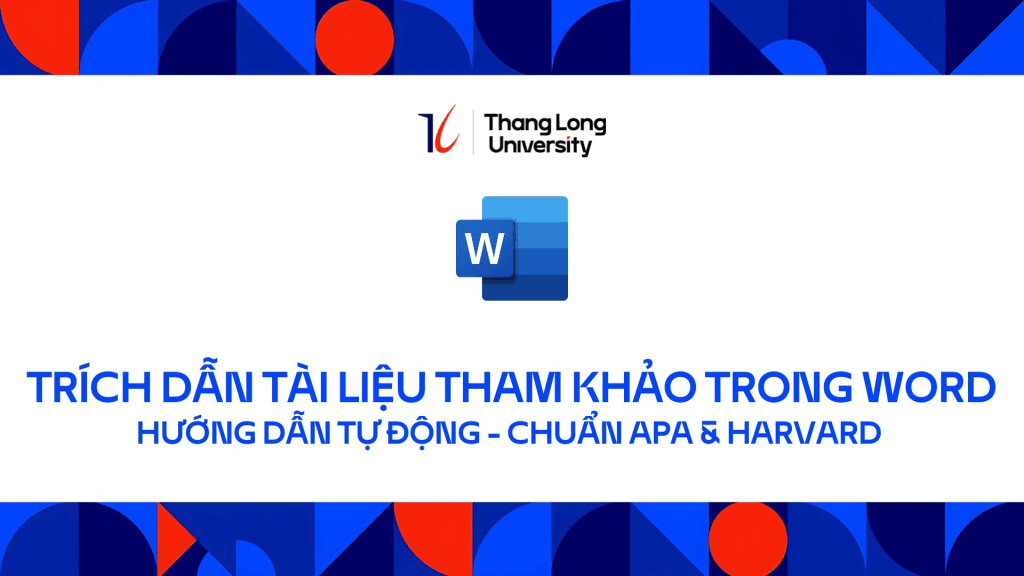 Cách trích dẫn tài liệu tham khảo trong Word