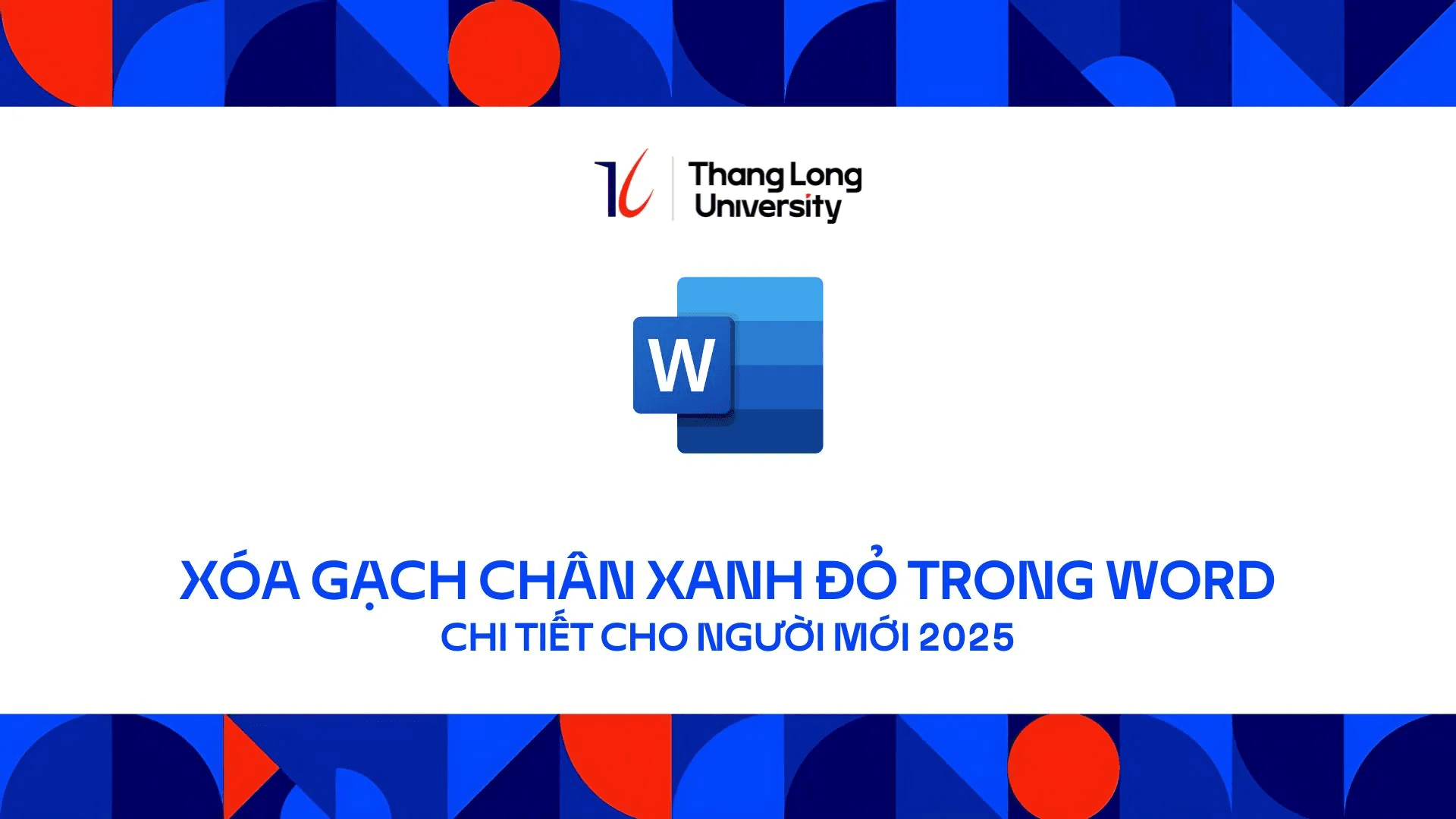 xóa gạch chân đỏ trong Word