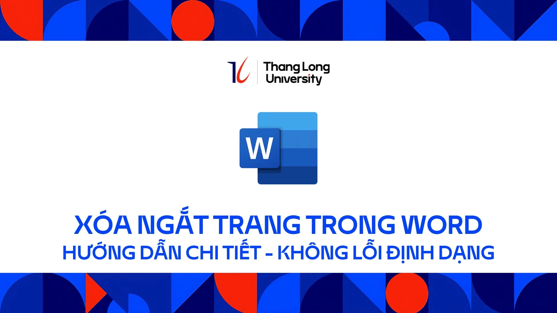 Cách xóa ngắt trang trong Word
