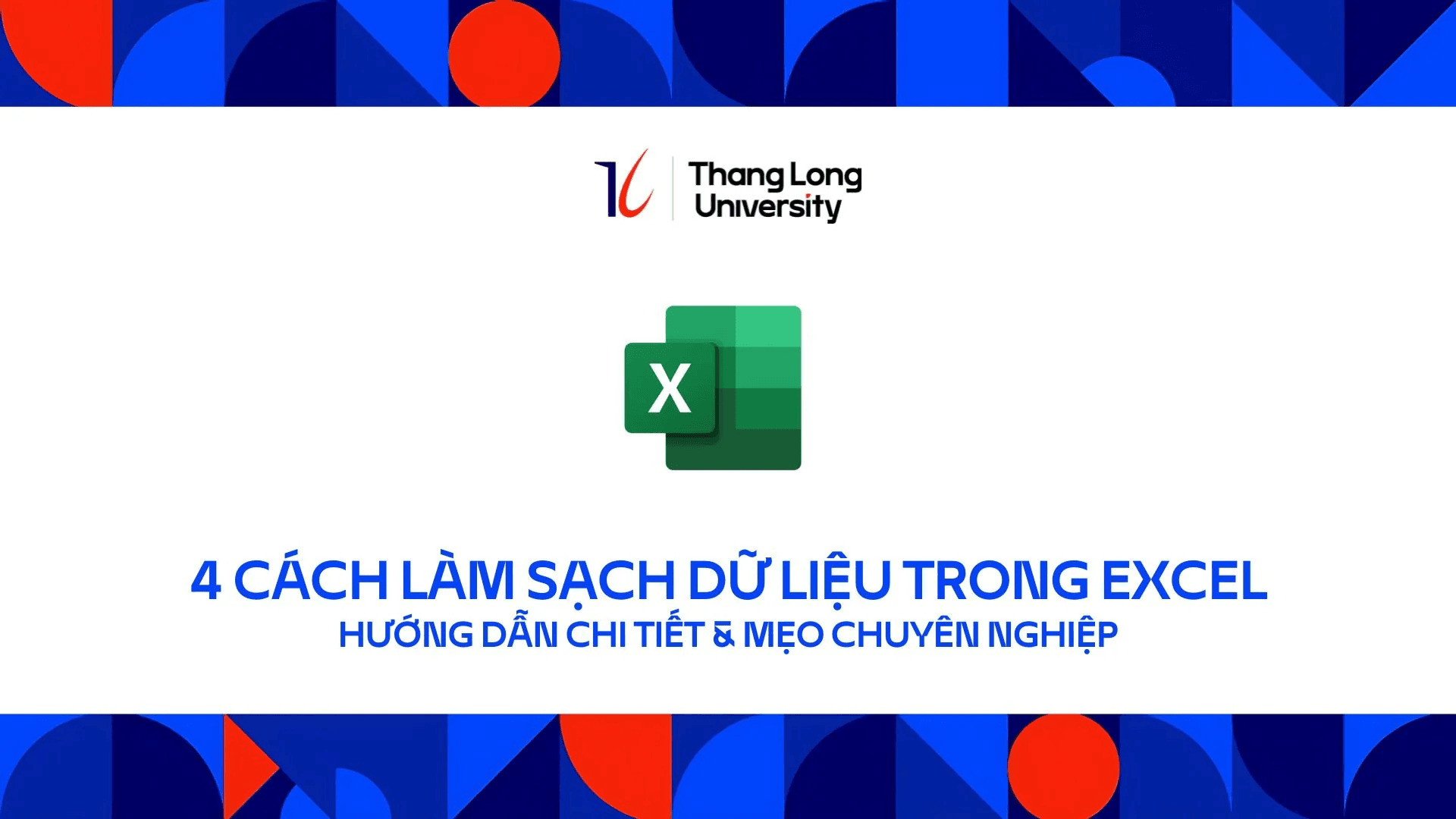 Cách làm sạch dữ liệu trong Excel