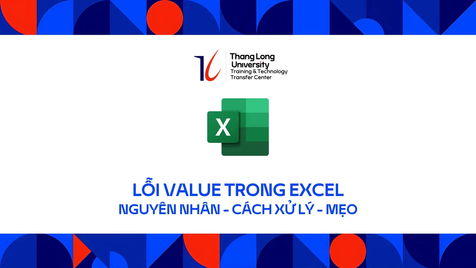 LỖI VALUE TRONG EXCEL 