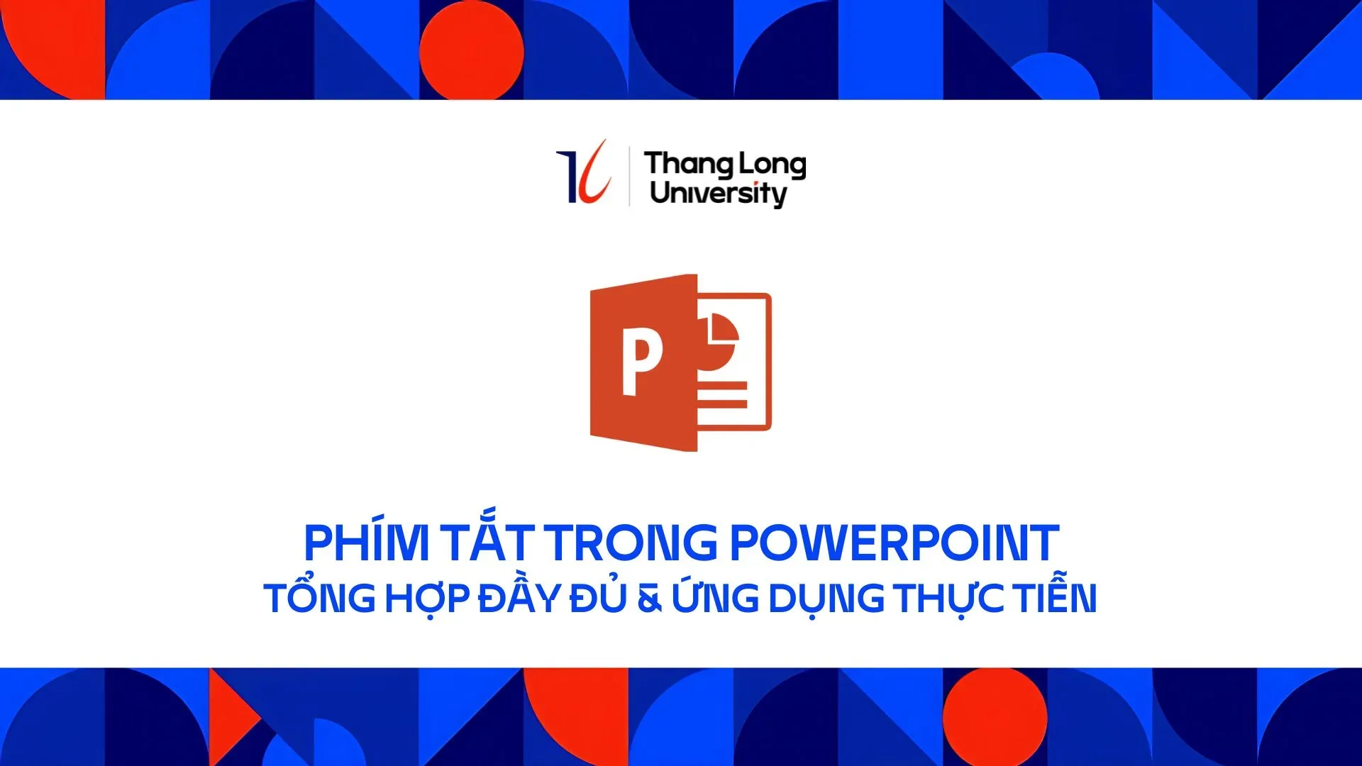 Phím tắt trong Powerpoint