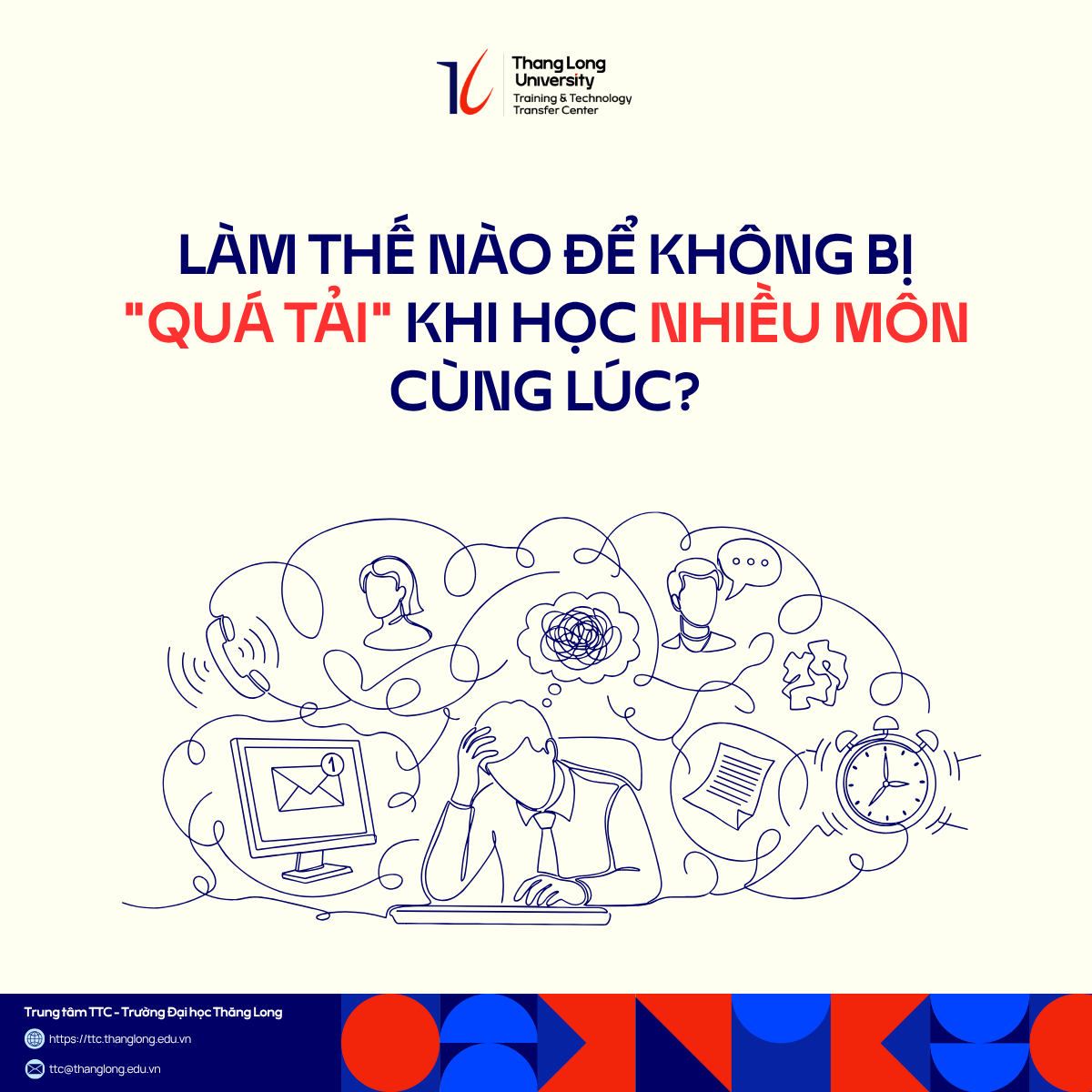 Làm thế nào để không bị quá tải khi học nhiều môn cùng lúc