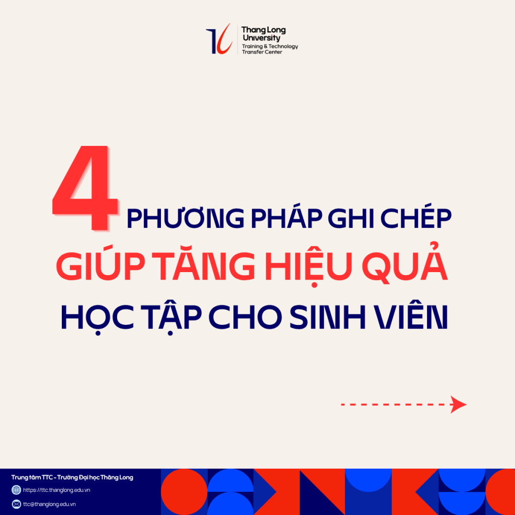 4 phương pháp ghi chép giúp tăng hiệu quả học tập cho sinh viên