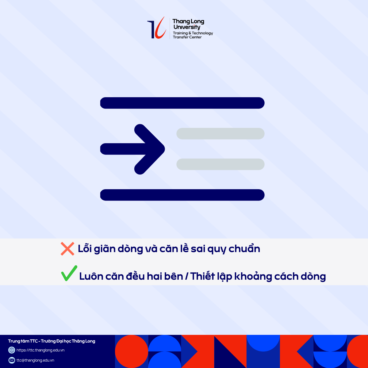 Lỗi giãn dòng và căn lề