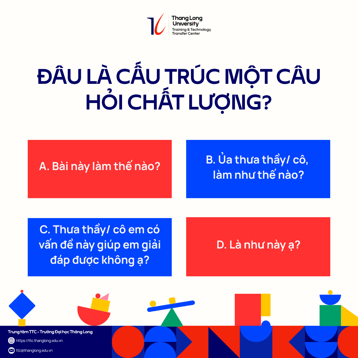 Kỹ năng đặt câu hỏi